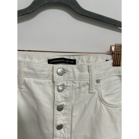 Joe's X Weworewhat The Danielle High Waist Slim Jeans, Size 32 - White - Picture 3 of 11